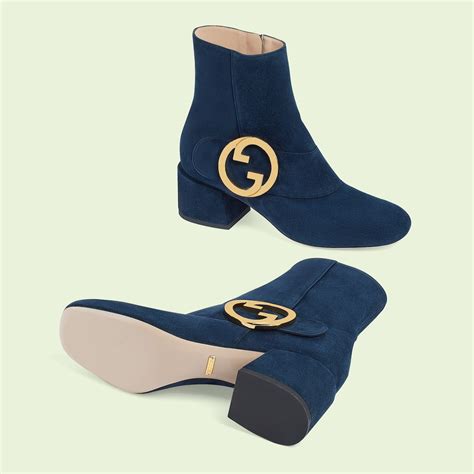 gucci shoes navy suede|Gucci waterproof boots.